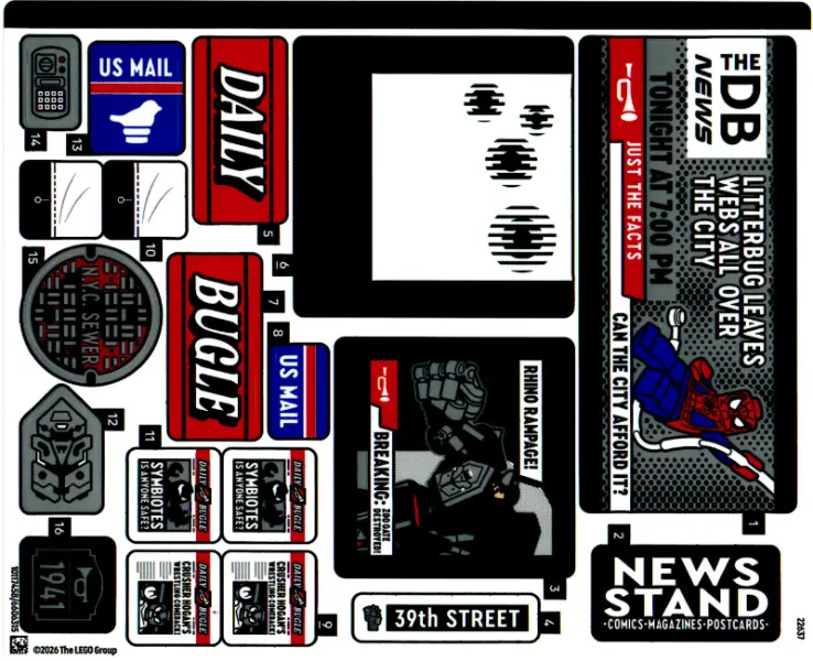 Sticker Sheet for Set 76342, Sheet 1 - (10117458/6606315)