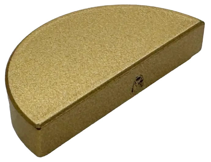 Gold Tile, Round 1 x 2 Half