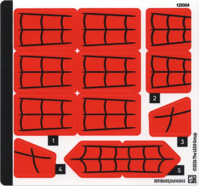 Sticker Sheet for Set 76346 - (10118605/6616045)