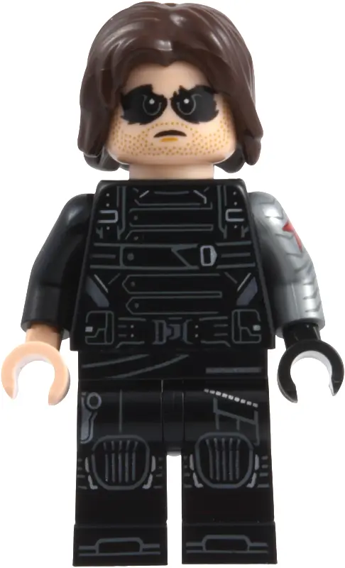 Soldier - Dark Brown Hair, Black and Light Nougat Hands