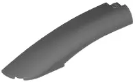 Bluish Gray Wedge 10 x 2 x 2 Left