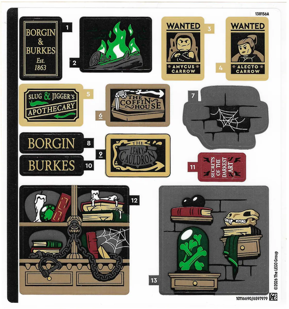 Sticker Sheet for Set 76471, Sheet 1 - (10116690/6597979)