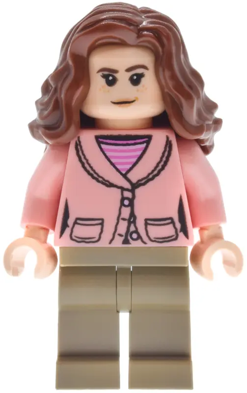 Granger - Warm Pink Jacket, Dark Tan Legs