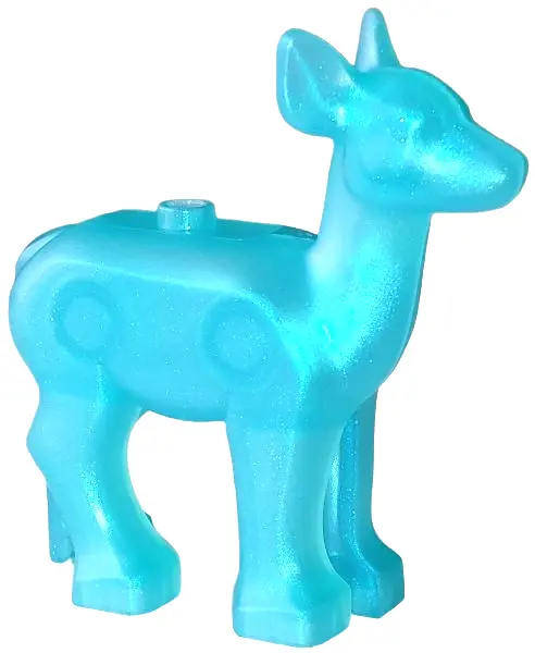 Satin Trans-Light Blue Deer Doe