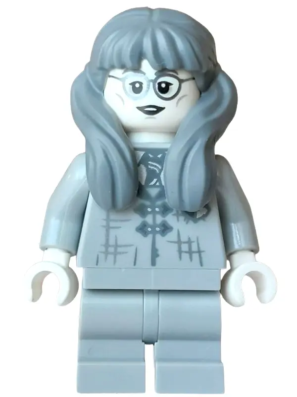 Myrtle – Light Bluish Gray Robe, Silver Glasses