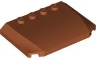 Orange Wedge 4 x 6 x 2/3 Triple Curved
