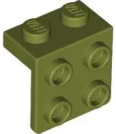 Green Bracket 1 x 2 - 2 x 2