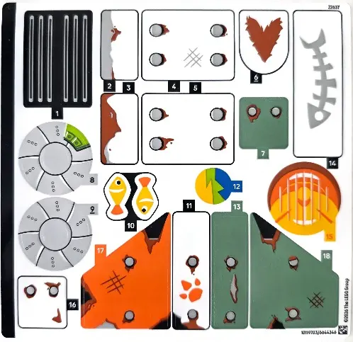 Sticker Sheet for Set 77081 - (10119703/6644346)