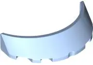 Light Blue Windscreen 3 x 6 x 1 Curved