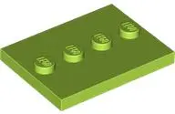 Tile, Modified 3 x 4 with 4 Studs in Center