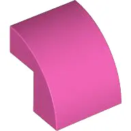 Pink Slope, Curved 2 x 2 x 1 2/3