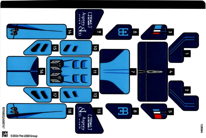 Sticker Sheet for Set 77253 - (10115853/6585747)