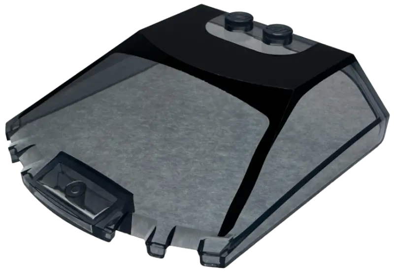 Windscreen 6 x 6 x 1 1/3 Straight Sides with Black Roof and Window Frame Pattern