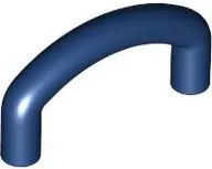 Dark Blue Bar Curved with Angled Ends 1L