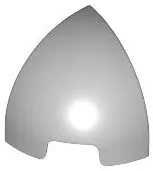 Bluish Gray Slope, Curved 1 x 1 Corner Round
