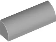 Bluish Gray Slope, Curved 1 x 4