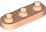 Light Nougat Plate, Round 1 x 3 with Open Studs
