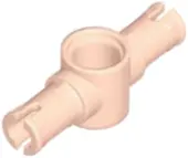 Light Nougat Technic, Pin 3L with Friction Ridges and Center Pin Hole