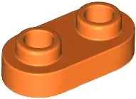 Orange Plate, Round 1 x 2 with Open Studs