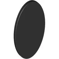 Black Minifigure, Shield Elliptical