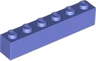 Blue Violet Brick 1 x 6