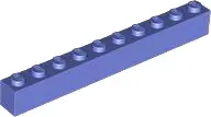 Blue Violet Brick 1 x 10