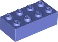 Blue Violet Brick 2 x 4