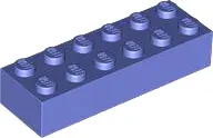 Blue Violet Brick 2 x 6
