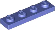 Blue Violet Plate 1 x 4