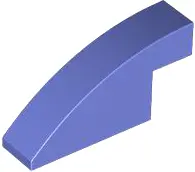 Blue Violet Slope, Curved 4 x 1 x 1 2/3