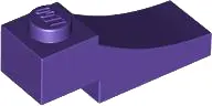 Dark Purple Arch 1 x 3 Inverted