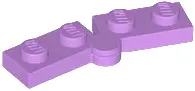 Medium Lavender Hinge Plate 1 x 4 Swivel (2429 / 2430)