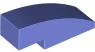 Blue Violet Slope, Curved 3 x 1