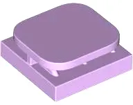 Lavender Tile, Modified 2 x 2 x 2/3 with Paper / Photo Holder