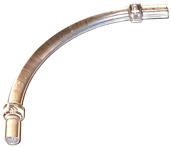 Trans-Clear Bar Curved 5 x 5 with Stop Rings