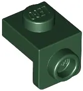 Dark Green Bracket 1 x 1 - 1 x 1