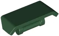 Dark Green Vehicle, Spoiler with Bar Handle