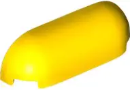 Yellow Slope, Curved 1 x 4 with Rounded Ends