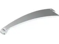 White Technic, Panel Curved #52 3 x 13 Tapered Left
