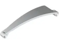 White Technic, Panel Curved #53 3 x 13 Tapered Right