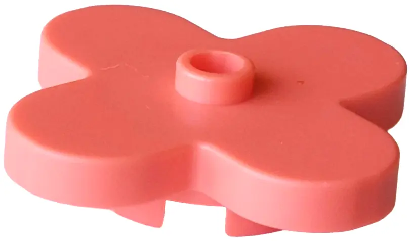 Coral Plant Flower 4 x 4 Rounded Petals