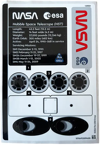 Sticker Sheet for Set 11382 - (10116491/6594626)