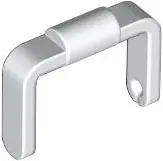 White Minifigure, Utensil Bucket 1 x 1 x 1 Handle / Scooter Stand