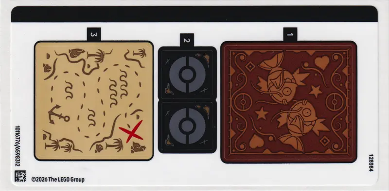 Sticker Sheet for Set 72162 - (10116776/6598312)