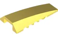 Bright Light Yellow Wedge 8 x 4 Triple Curved No Studs