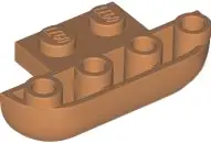 Medium Nougat Plate, Modified 1 x 2 with Inverted Round Slope