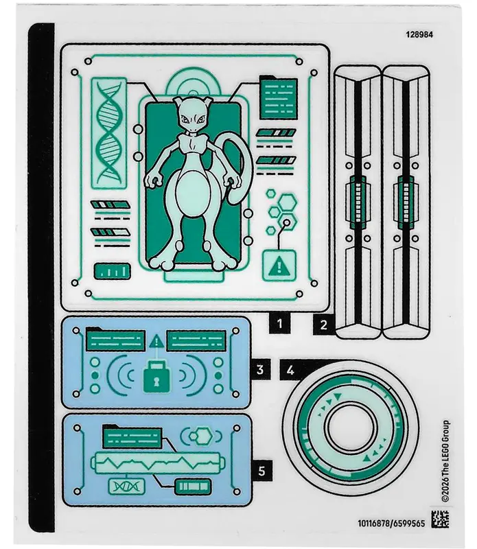 Sticker Sheet for Set 72163 - (10116878/6599565)