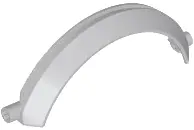 Light Bluish Gray Technic, Panel Car Mudguard Arched 13 x 2 x 5 Half Circle
