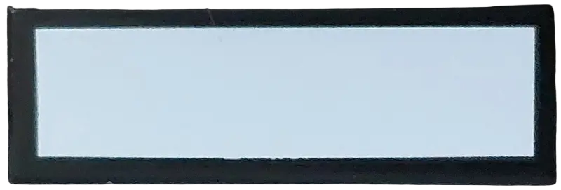 Black Tile 1 x 3 with White Rectangle Pattern