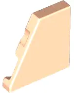 Light Nougat Tile, Modified 2 x 2 Wedge Left